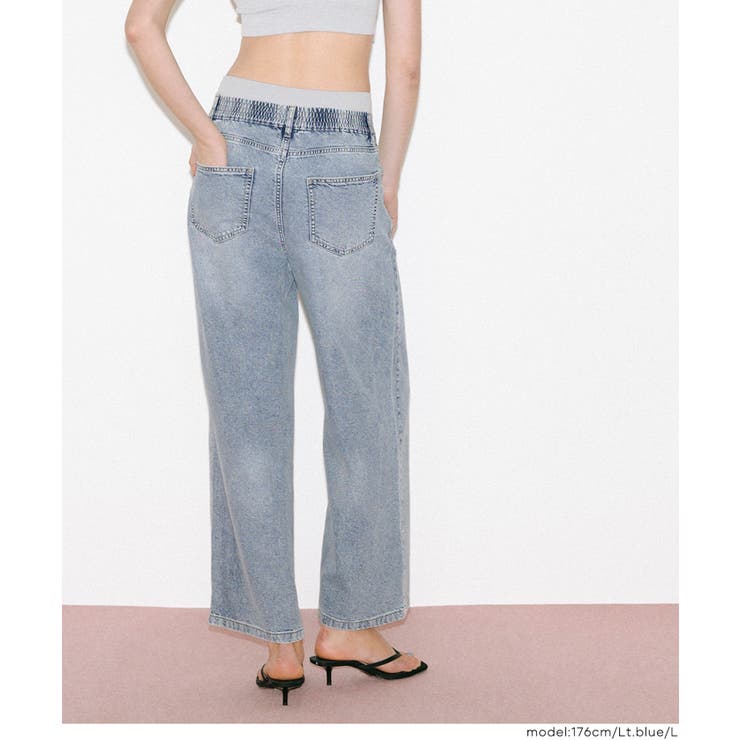 【SUMMER DENIM】サマーデニムウエストゴムイージーパンツ〈26ss新色… | coca | 詳細画像11 