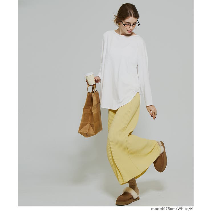 【新色追加！】レギュラーオンスコットンサイドスリットビッグTシャツ | coca | 詳細画像7 