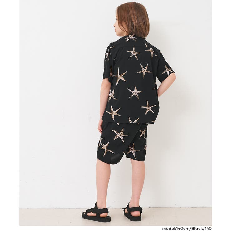 親子お揃いレーヨンヒトデハーフパンツ キッズ | coca | 詳細画像6 