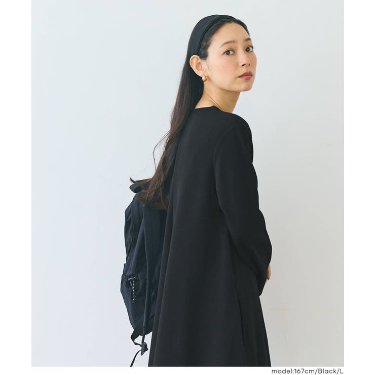 フレアシルエットで女性らしく、エンボスAラインワンピース | coca | 詳細画像21 