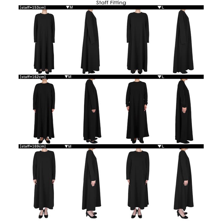 フレアシルエットで女性らしく、エンボスAラインワンピース | coca | 詳細画像22 