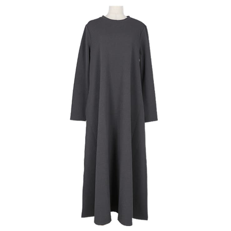 フレアシルエットで女性らしく、エンボスAラインワンピース | coca | 詳細画像4 