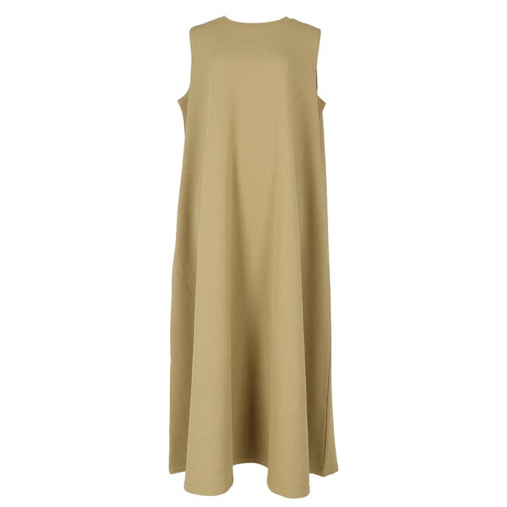 【新色追加！】エンボス加工マキシ丈ノースリーブワンピース | coca | 詳細画像4 