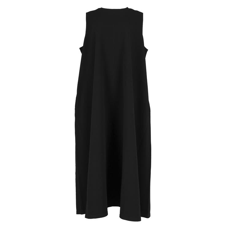 【新色追加！】エンボス加工マキシ丈ノースリーブワンピース | coca | 詳細画像6 