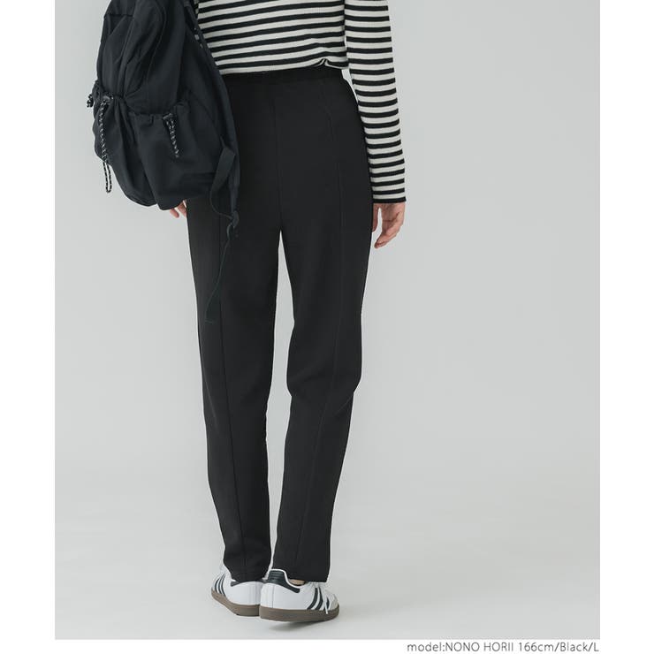 センターシーム メルトン Pants 値下げ CENTER SEAM TUCK WIDE PANTS / センターシームタックワイド