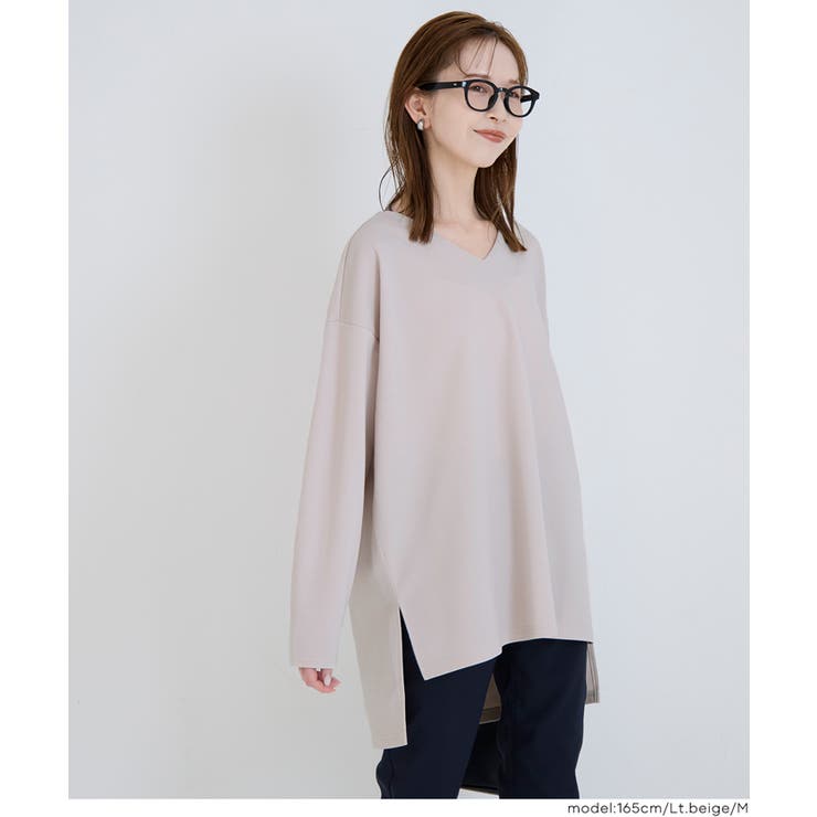 エンボスVネックプルオーバー | coca | 詳細画像15 