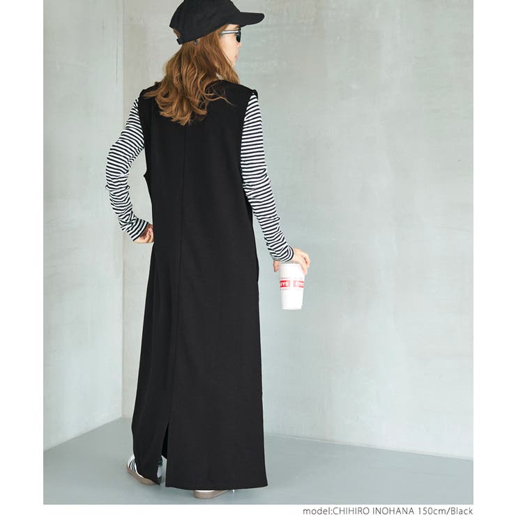 エンボスVネックワンピース | coca | 詳細画像12 