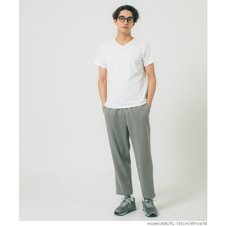 コットンレギュラーフィットVネックTシャツ | coca | 詳細画像3 