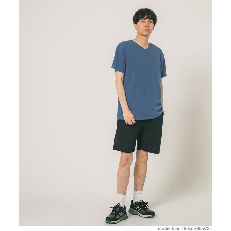 コットンレギュラーフィットVネックTシャツ | coca | 詳細画像7 