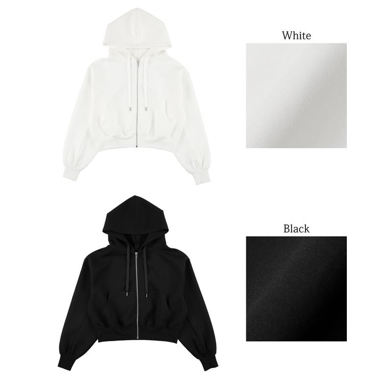 ダンボールクロップド丈パーカー | coca | 詳細画像15 