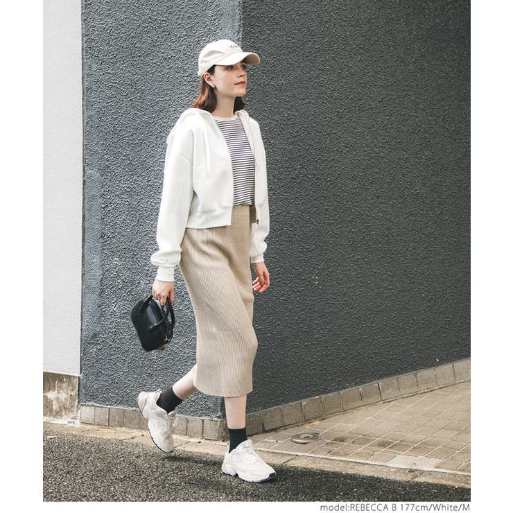 ダンボールクロップド丈パーカー | coca | 詳細画像7 