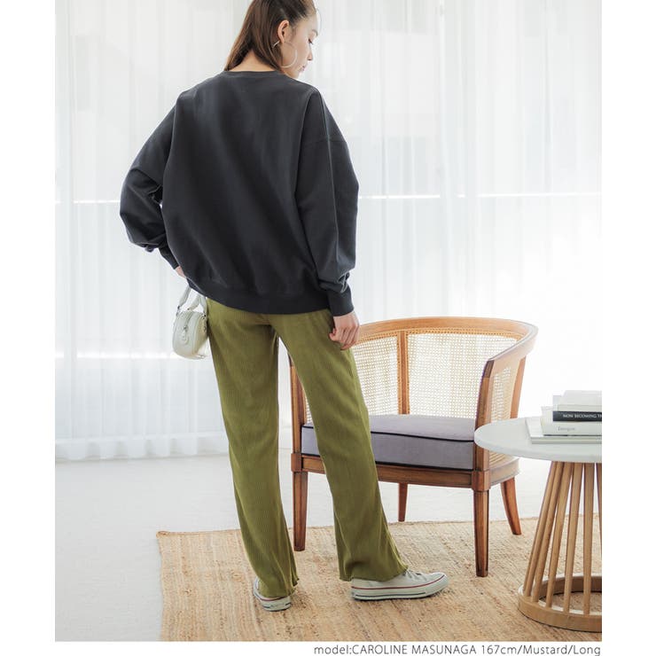 ピーチスウェードプリーツフレアパンツ | coca | 詳細画像15 