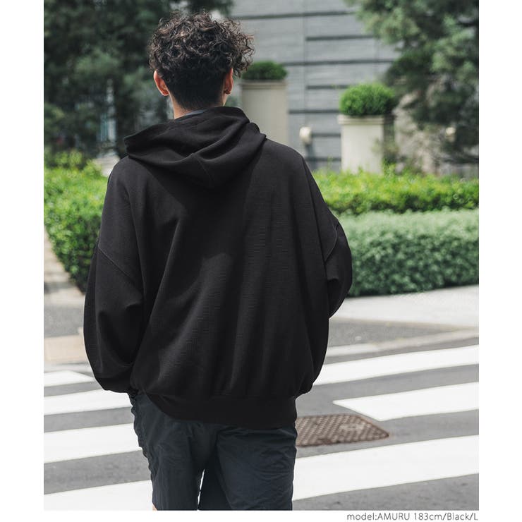 パーカー メンズ エンボス加工 | coca | 詳細画像8 