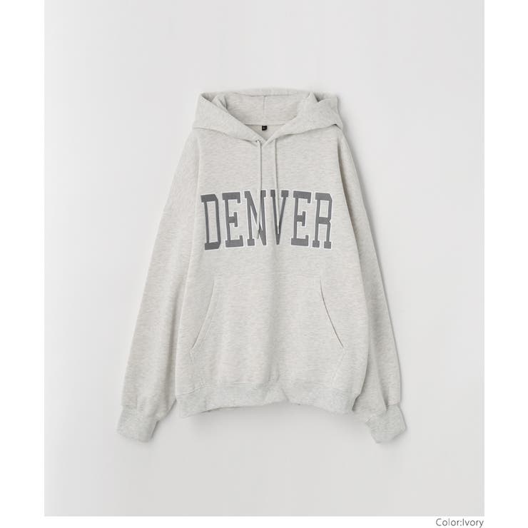 メンズ裏起毛オーバーシルエットワッペンプリントパーカー | coca | 詳細画像12 