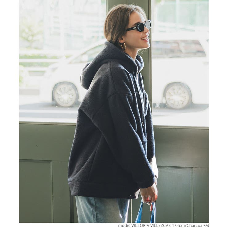 ハーフジップボアパーカー[品番：PA000015232]｜coca（コカ）の