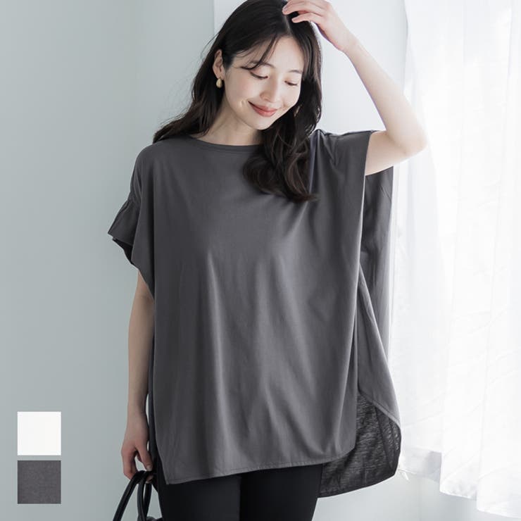 ン 大人気 新品 ノ カットソー レディース ボックスシルエット[品番：PA000015905 トップス