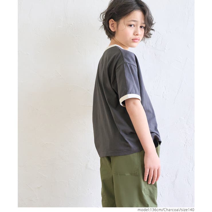 キッズ リンガーカレッジ半袖Tシャツ[品番：PA000015666]｜coca
