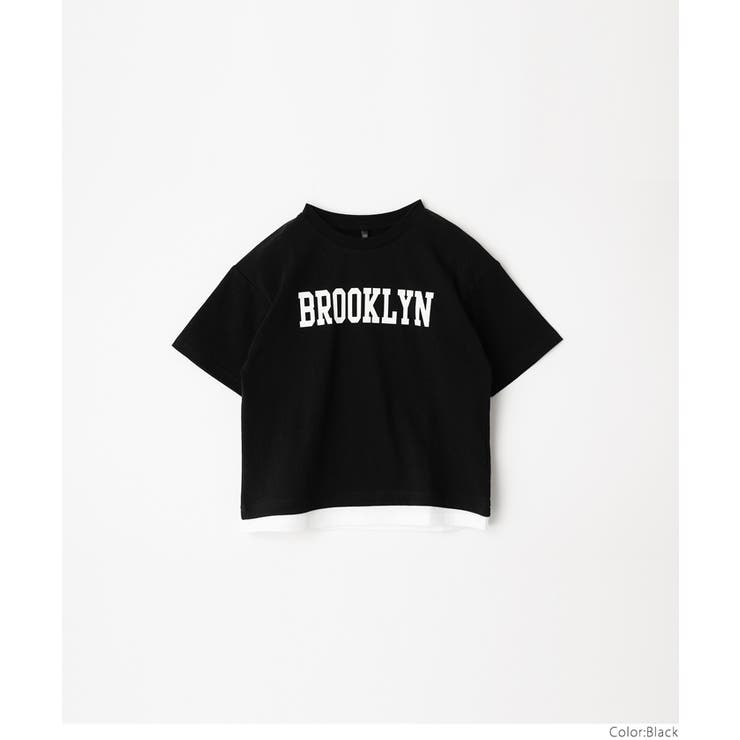 キッズ ボーイズ 天竺裾レイヤードプリント付きTシャツ | coca | 詳細画像17 
