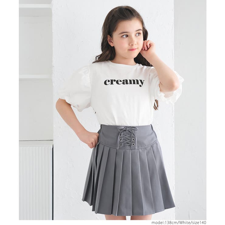 パフスリーブロゴトップス キッズ | coca | 詳細画像12 