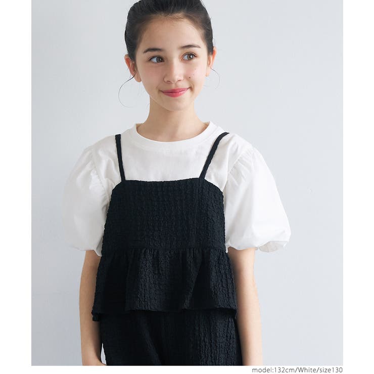 パフスリーブロゴトップス キッズ | coca | 詳細画像13 