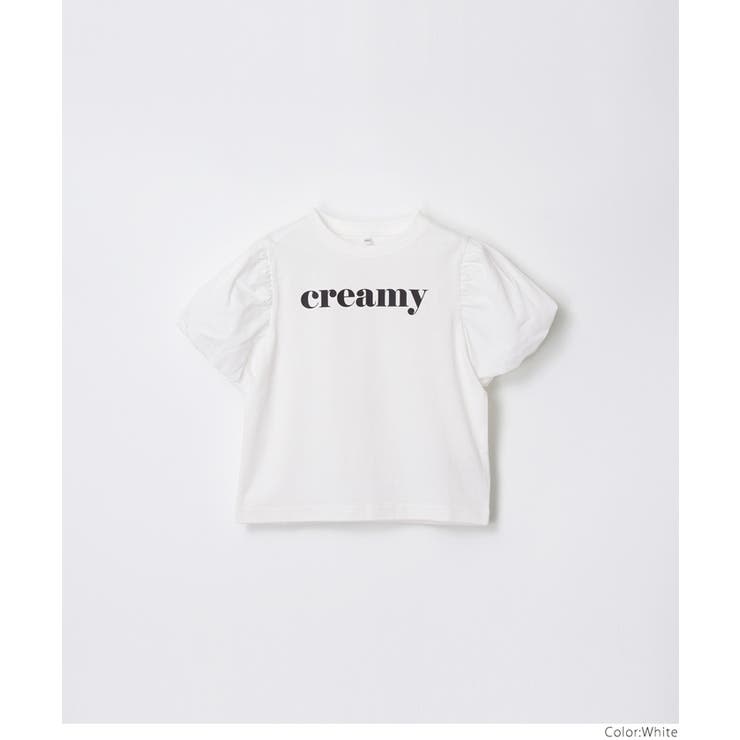 パフスリーブロゴトップス キッズ | coca | 詳細画像16 