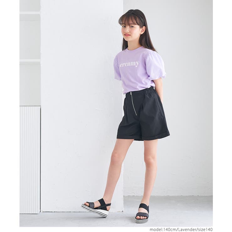 パフスリーブロゴトップス キッズ | coca | 詳細画像2 