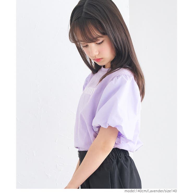 パフスリーブロゴトップス キッズ | coca | 詳細画像4 