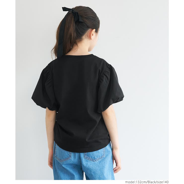 パフスリーブロゴトップス キッズ | coca | 詳細画像7 