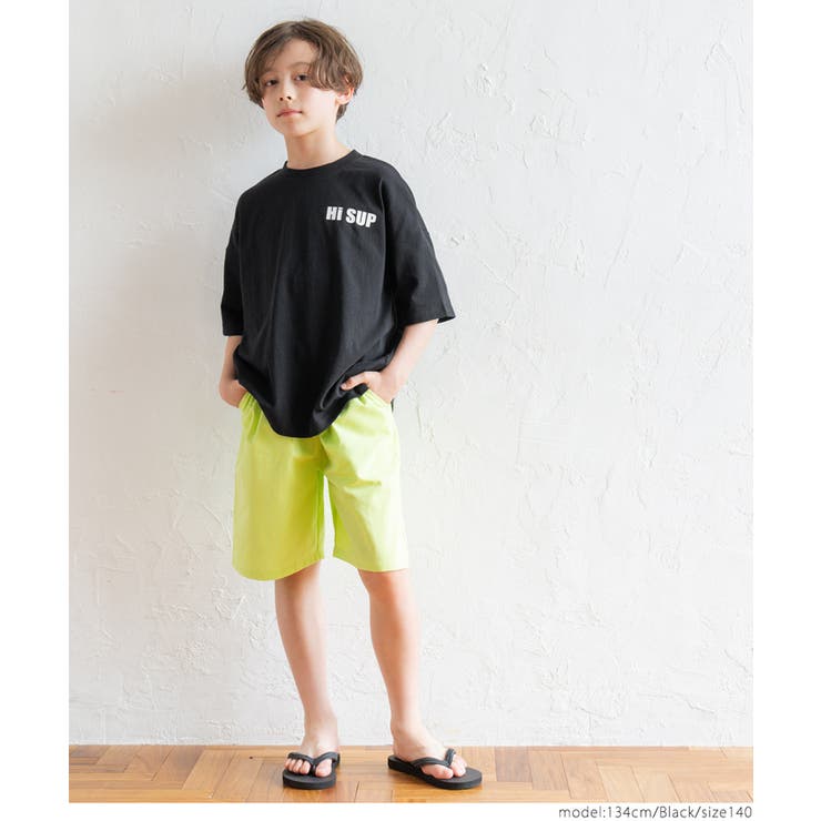 売れ筋がひ贈り物！ キッズ フロントバックプリントビッグTシャツ[品番 ボーイズ トップス