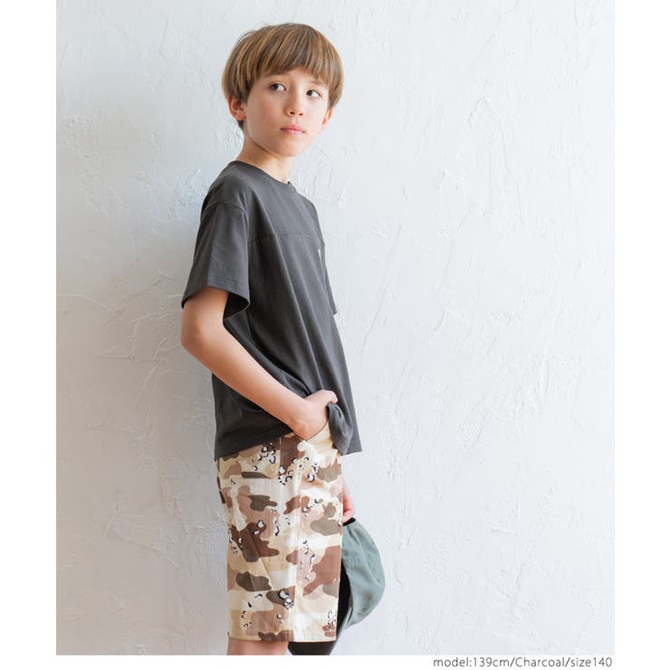 キッズ ボーイズ ヨーク切替バックプリントTシャツ | coca | 詳細画像11 