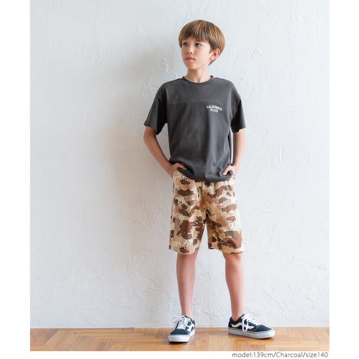 キッズ ボーイズ ヨーク切替バックプリントTシャツ | coca | 詳細画像12 