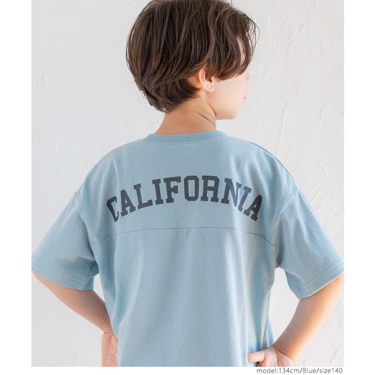 キッズ ボーイズ ヨーク切替バックプリントTシャツ | coca | 詳細画像6 