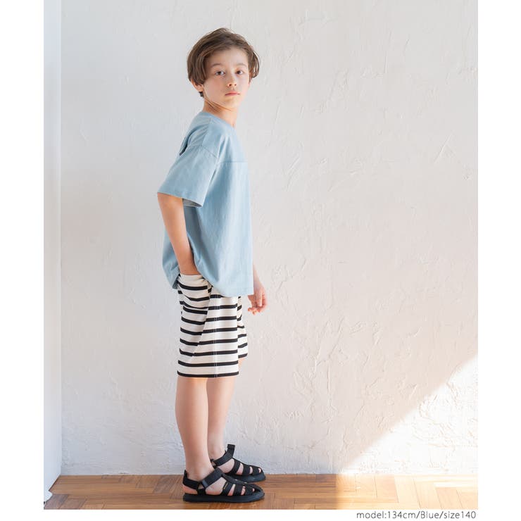 キッズ ボーイズ ヨーク切替バックプリントTシャツ | coca | 詳細画像7 