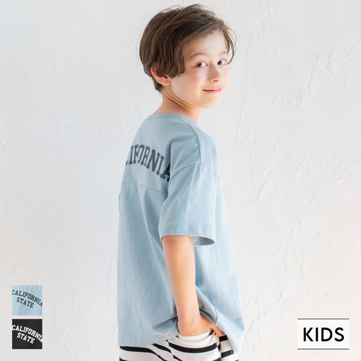 キッズ ボーイズ ヨーク切替バックプリントTシャツ | coca | 詳細画像1 
