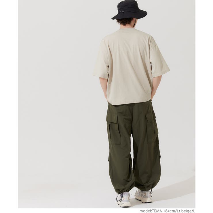 メンズベアイラストプリント半袖Tシャツ | coca | 詳細画像12 