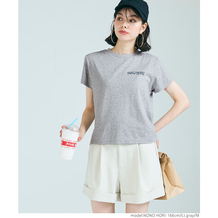 レギュラーウェイトシンプルロゴTシャツ | coca | 詳細画像16 