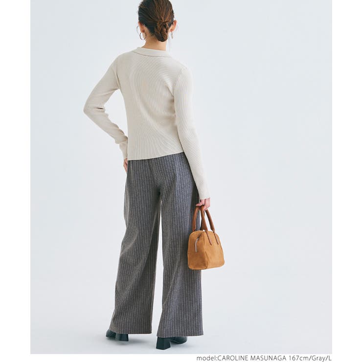 レイヤードストライプパンツ[品番：PA000016324]｜coca（コカ