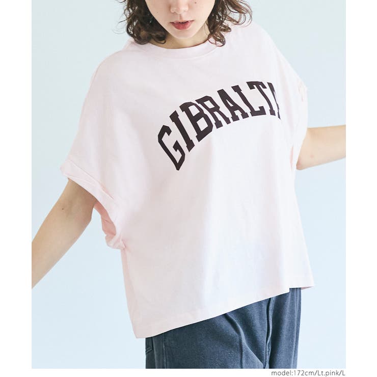 ［Lt.pink］ | ＼26ss新色登場／レギュラーウェイトロールアップロゴTシャツ | coca