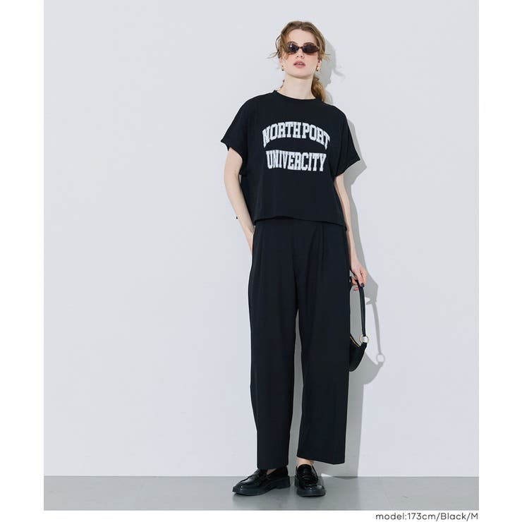 ＼26ss新色登場／レギュラーウェイトロールアップロゴTシャツ | coca | 詳細画像2 
