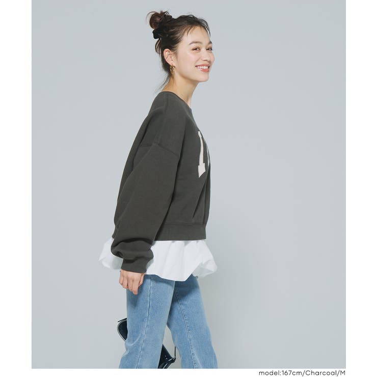 25AW 新色＆XLサイズ登場！ヘビーウェイト裏起毛ビンテージ加工ロゴスウェット | coca | 詳細画像16 