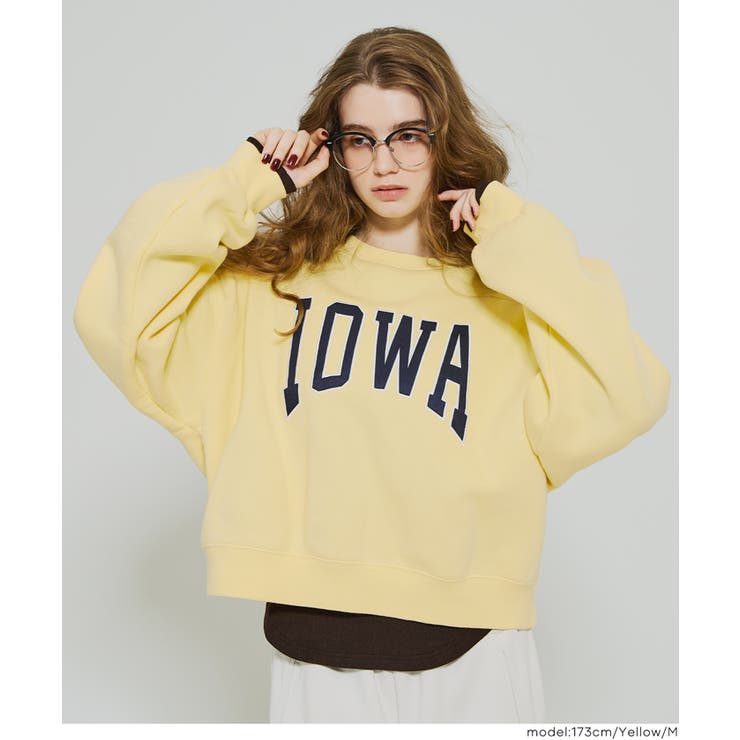 ［Yellow］ | 25AW 新色＆XLサイズ登場！ヘビーウェイト裏起毛ビンテージ加工ロゴスウェット | coca