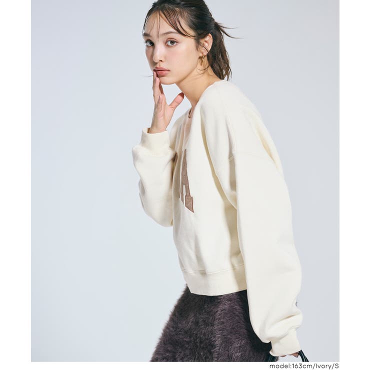 25AW 新色＆XLサイズ登場！ヘビーウェイト裏起毛ビンテージ加工ロゴスウェット | coca | 詳細画像10 