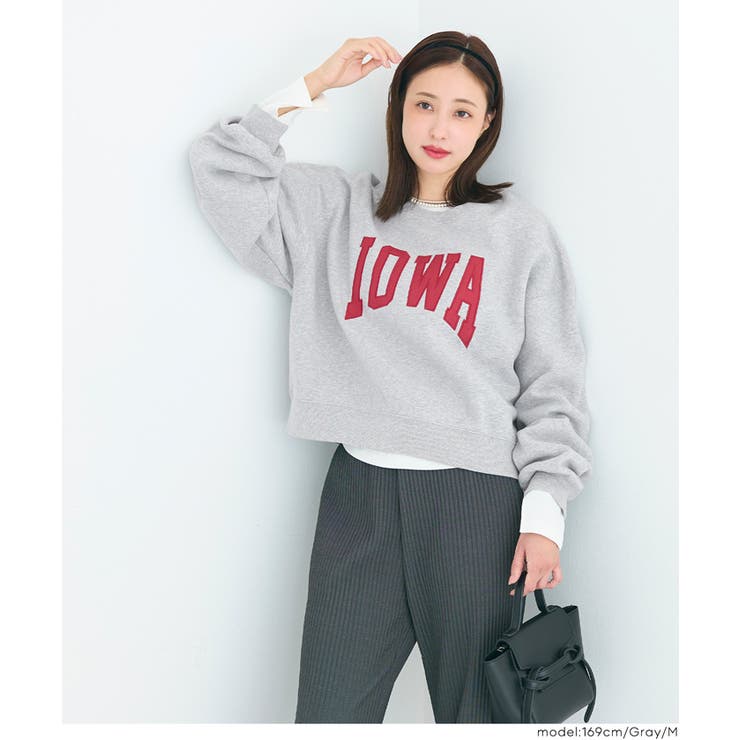 ［Gray］ | 25AW 新色＆XLサイズ登場！ヘビーウェイト裏起毛ビンテージ加工ロゴスウェット | coca