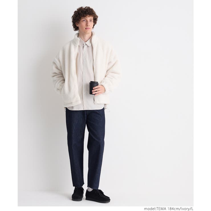 素敵なボアジャケット　Ｌ ワンフォークロージング 1111clothing リバーシブル ボア