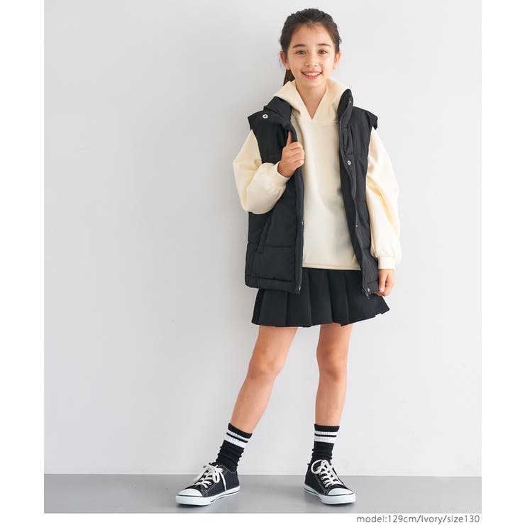 ソフトスウェットコークーンシルエットフーディ キッズ | coca | 詳細画像14 