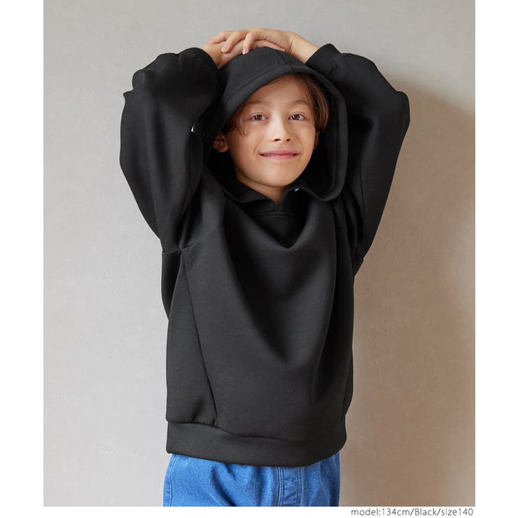 ソフトスウェットコークーンシルエットフーディ キッズ | coca | 詳細画像4 