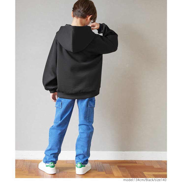 ソフトスウェットコークーンシルエットフーディ キッズ | coca | 詳細画像5 