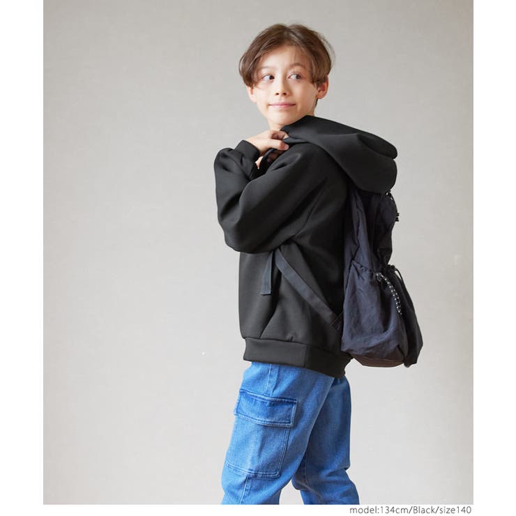 ソフトスウェットコークーンシルエットフーディ キッズ | coca | 詳細画像6 