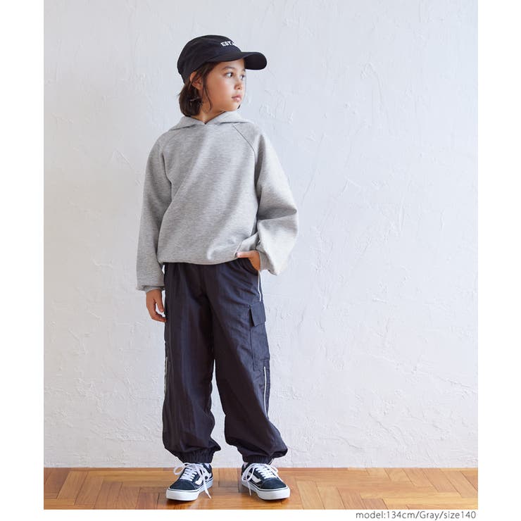 ソフトスウェットコークーンシルエットフーディ キッズ | coca | 詳細画像7 