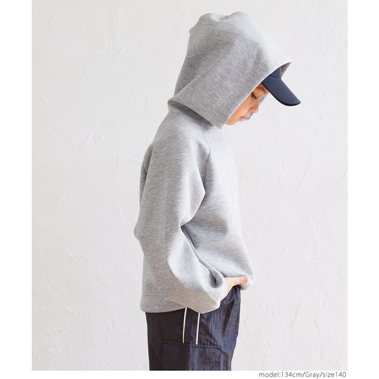 ソフトスウェットコークーンシルエットフーディ キッズ | coca | 詳細画像8 